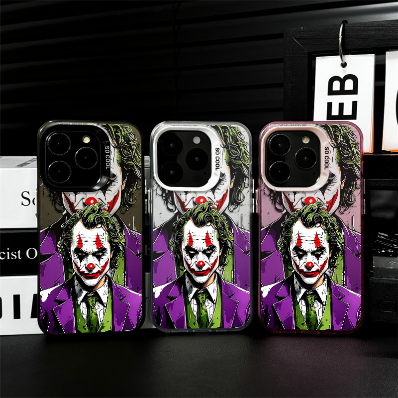Capinha Coringa Insano da DC iPhone 16 15 14 13 12 11 X XS XR 7 8 SE Pro Max Plus 14 pro 15 plus Case Capa Protetora