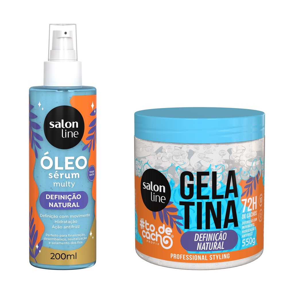 Kit Gelatina + Óleo Definição Natural