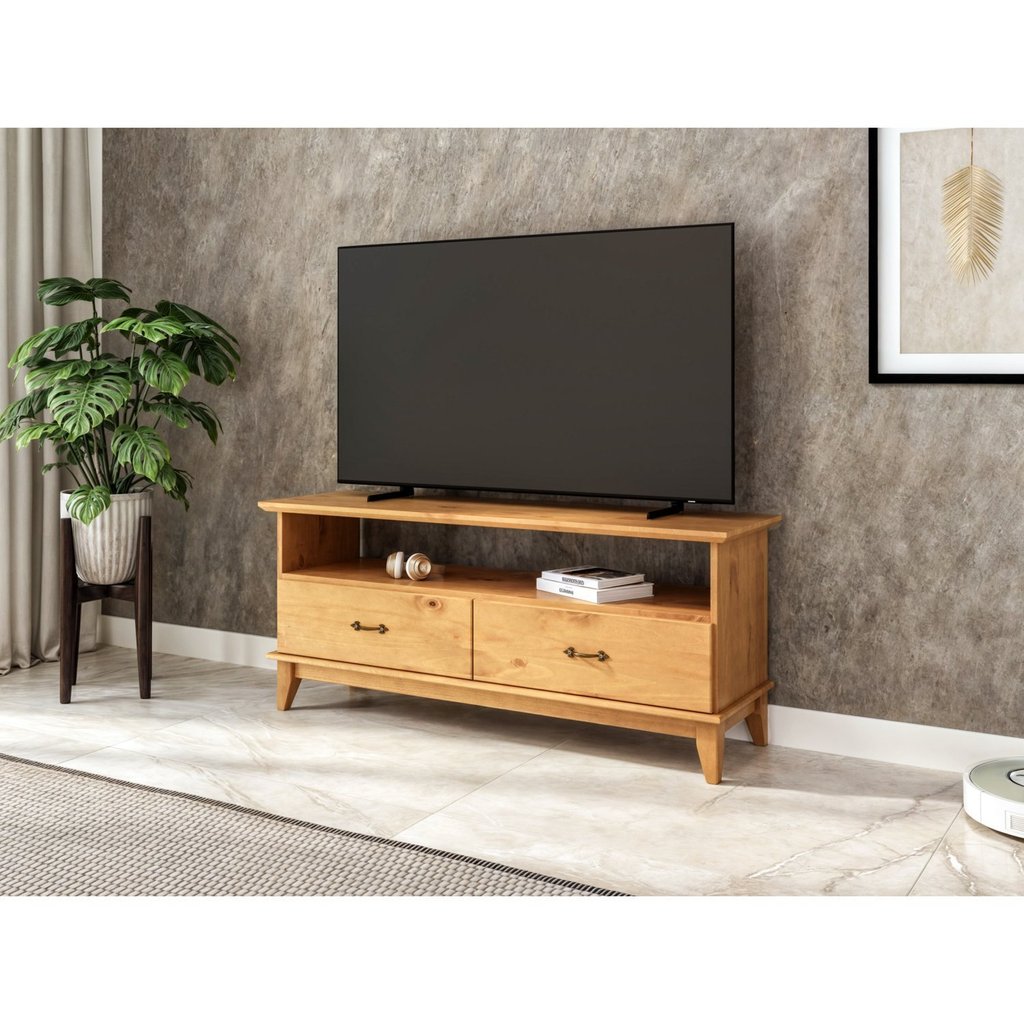 Rack para TV até 55 Polegadas Madeira Maciça Bella em Oferta na Shopee