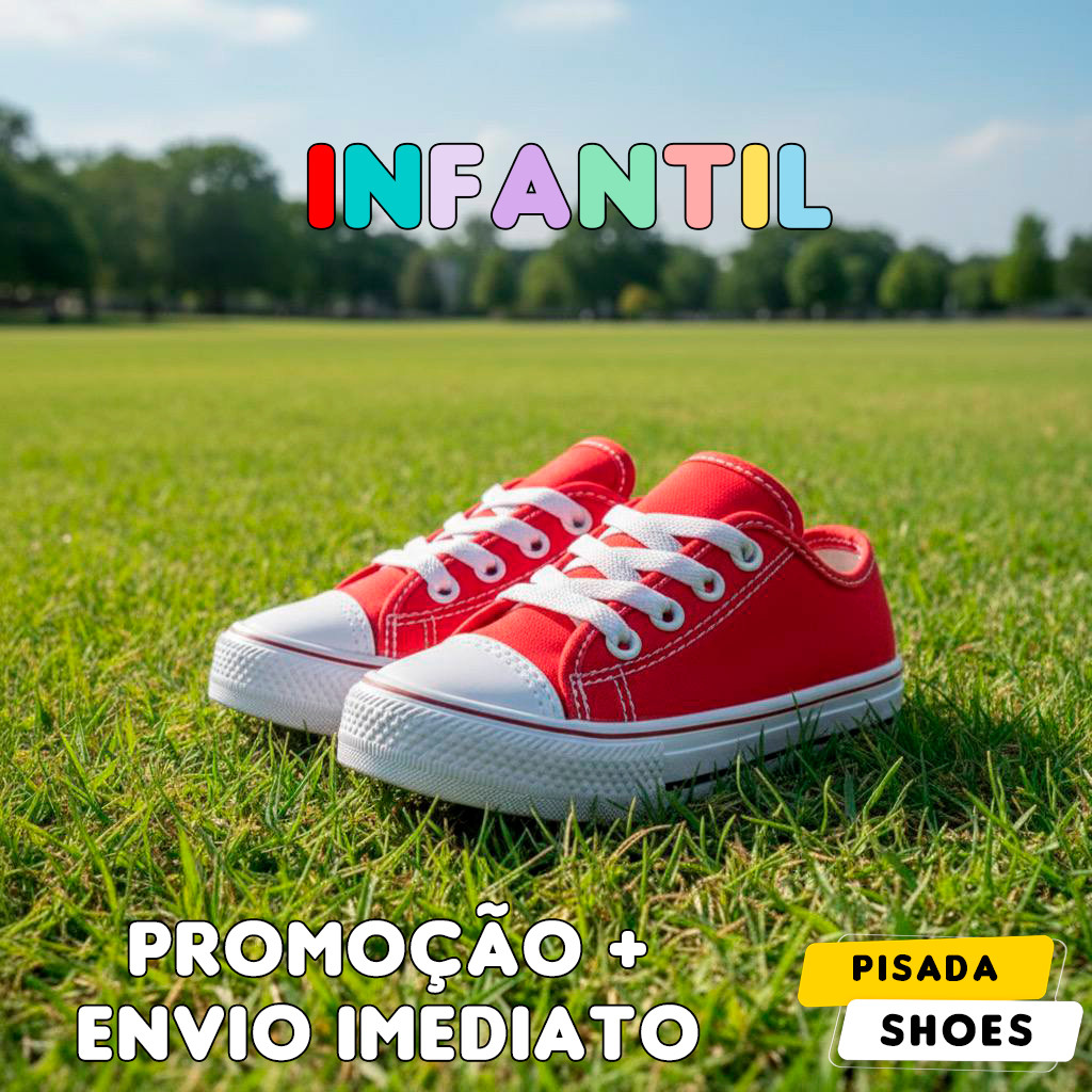 Tênis Casual Infantil Pisada star Menino Menina Escolar em Oferta na Shopee