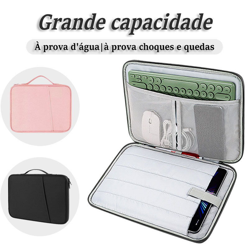 Bolsa Impermeável para Tablet 11 13 Polegadas Estojo Protetor Almofadado com Múltiplas Camadas Bolsa Impermeável para Tablet 11 13 Polegadas Estojo Protetor Almofadado com Múltiplas Camadas