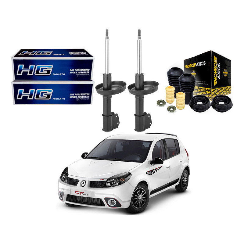 Kit Amortecedor Dianteiro Sandero Gt Line 1.6 2011 A 2013 em Oferta na Shopee
