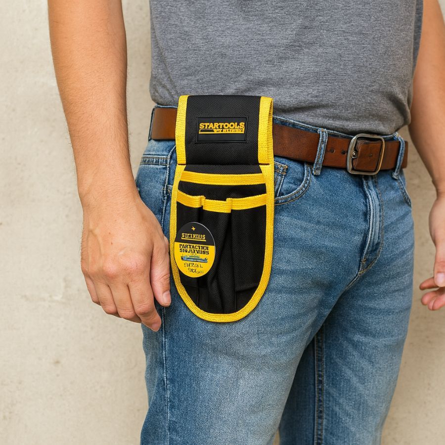 Pochete Suporte de Cinta para Ferramentas 4 Bolsos Startools
