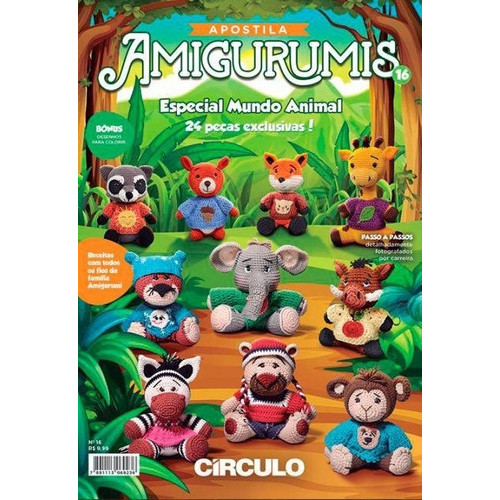 Revista Apostila Amigurumi Receitas Exclusivas Círculo