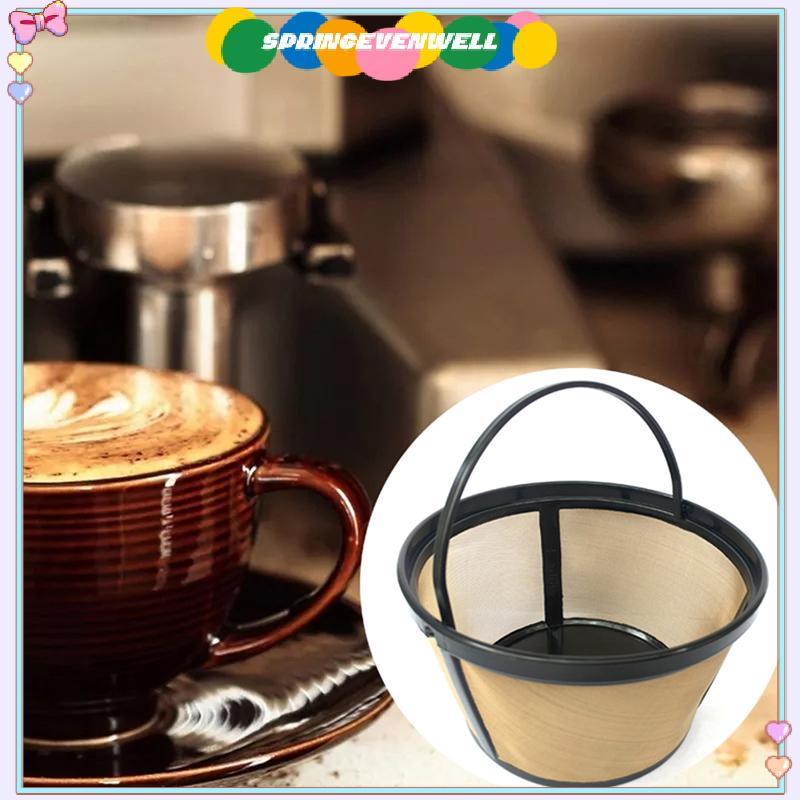 [springevenwell] Suporte De Filtro De Cafeteira Reutilizável , Cesta De Malha Gotejador , Utensílios De Cozinha , Ferram