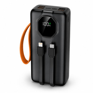 Power Bank 30000mAh Carregador Portátil 22,5W Carga Rápida USB USB-C Compatível iPhone Android Alta Capacidade