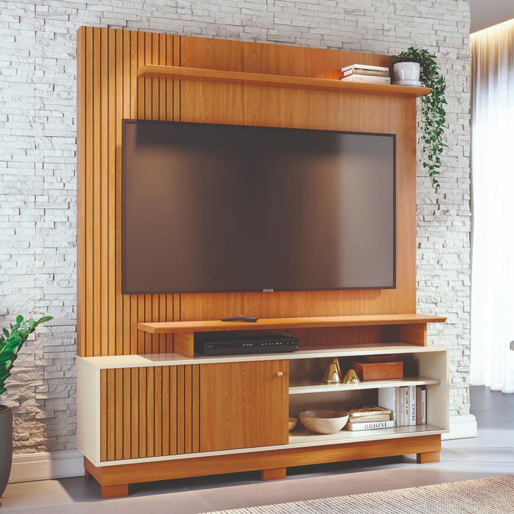 Home Theater 160cm TV Até 65 Polegadas com Pés Ares Madetec