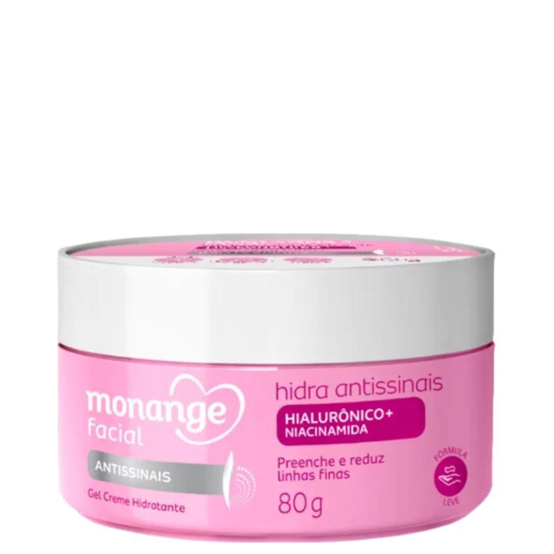 Gel Creme Hidratante Monange Facial Antissinais 80g