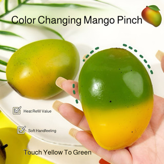 Magic Color Mango Squishy Toy Act Como Gobetween/mediator/buffer/Alívio De Estresse/Mudança De Temperatura Infantil/Plas