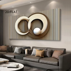 Quadro Decorativo Grande 112x70cm Minimalista Visual Moderno Escritório, Hall, Sala, Consultório, Copa, Quarto