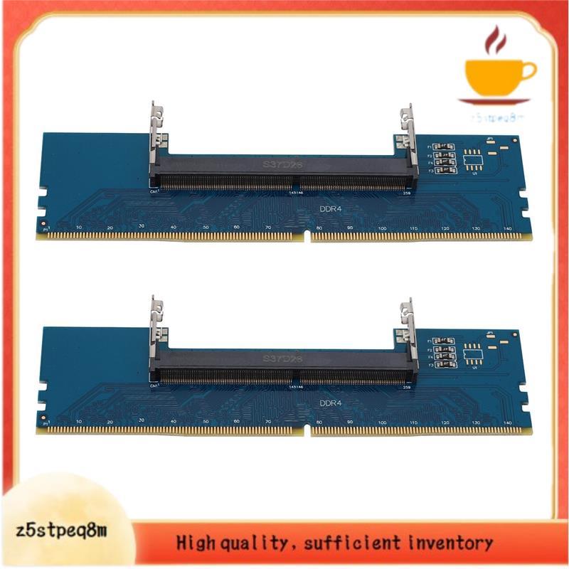 2X Portátil DDR4 SO-DIMM Para Desktop Memória RAM Conector Adaptador PC Cartões De Conversor