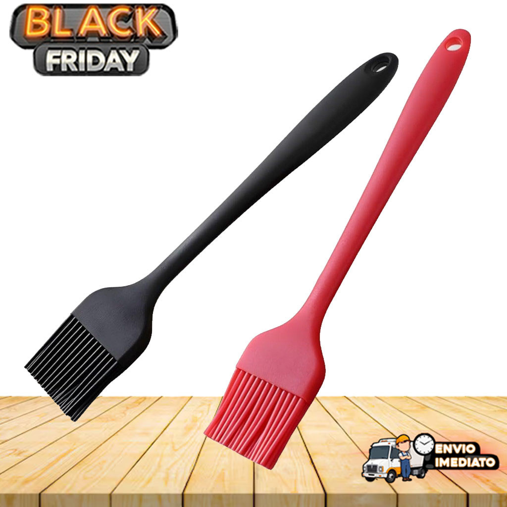 Pincel de Silicone Multiuso para Culinária - Cozinha, Churrascos e Molhos em Casa