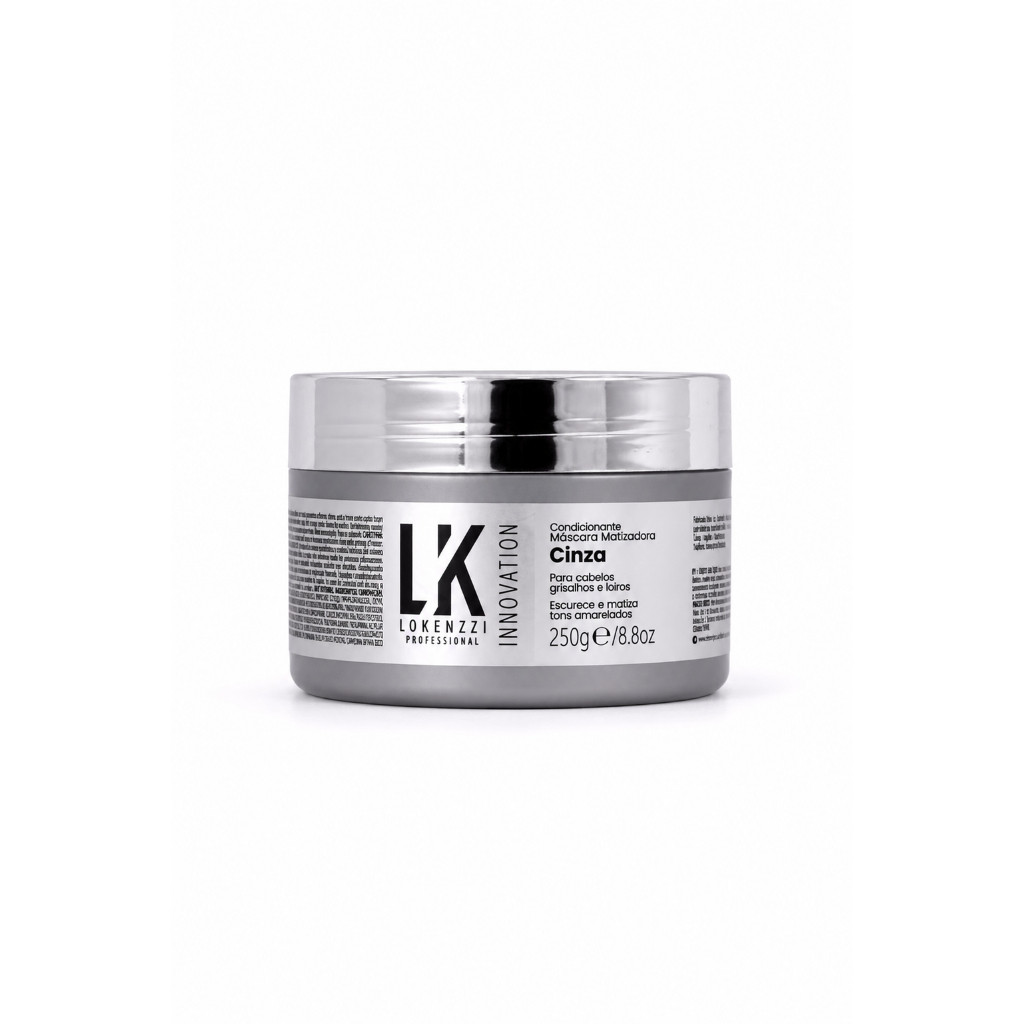Máscara Matizadora Cinza Lokenzzi 250gr