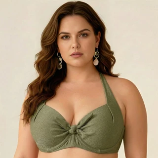 Biquini top bojo com sustentação, plus size, praia, piscina, academia, fitness bikinii biquine
