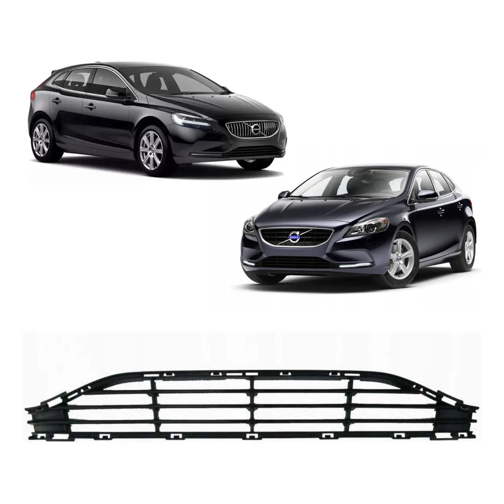 Grade Inferior Parachoque Dianteiro Volvo V40 2013 2014 2015 2016 2017 2018 2019 31283743