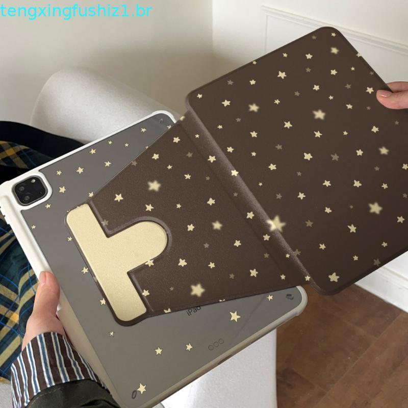 Tela cheia de estrela coreana japonesa adequada para Apple iPad Tablet capa prot