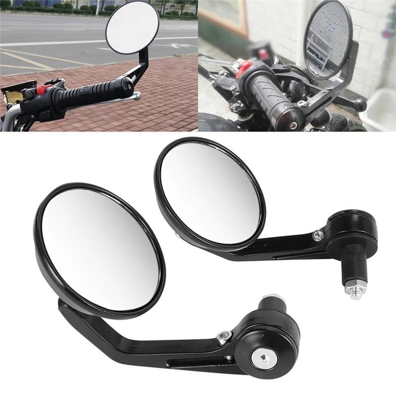Barra Final Lateral Motocicleta Guiador Espelho Retrovisor Acessórios Para Motocicletas