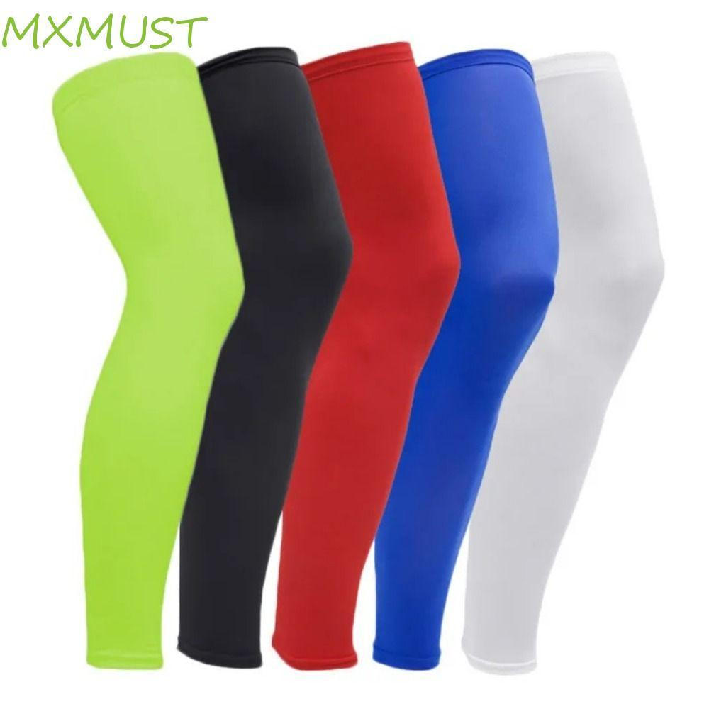 MXMUST Mangas Completas Para Pernas , Panturrilha , Manga Longa De Compressão De Alta Elasticidade Absorção De Suor