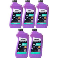 Kit 5L Óleo De Motor 5W30 API SN Sintético Radnaq 1 Litro