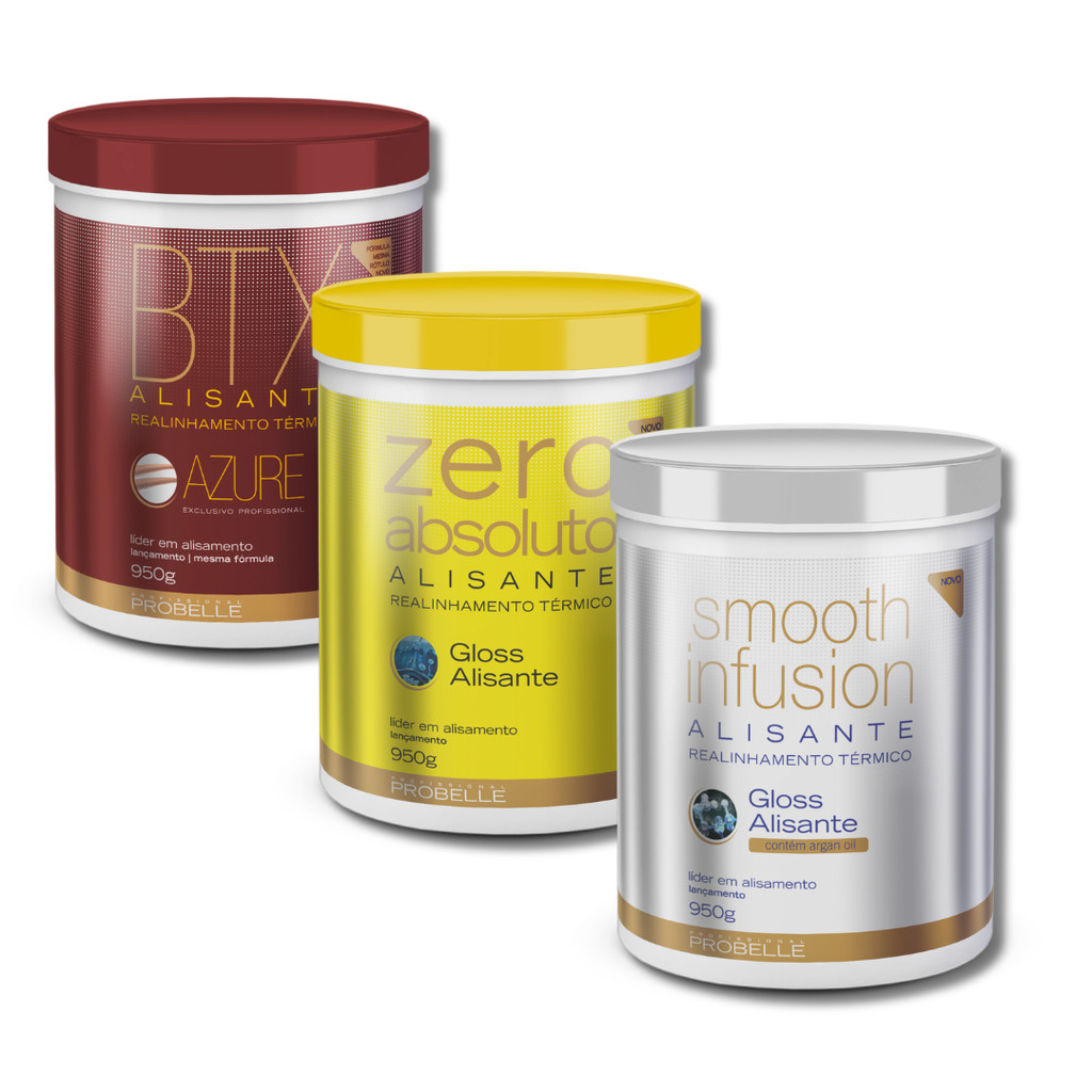 Kit 3 BTX 950G Probelle (Zero Absoluto, Smooth Infusion e Azure)