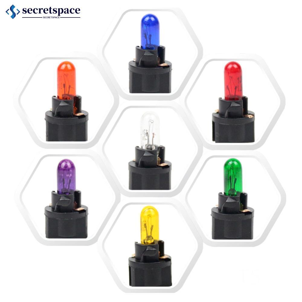 SECRETSPACE 10 Pçs T5 12v 1.2W SMD LED Luz Do Carro Automóveis Diodo Emissor De Instrumento Medidor Painel Lâmpadas Lâmp