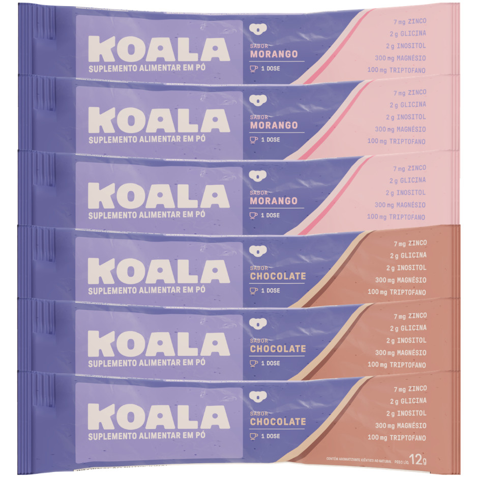 KOALA SLEEP SACHE SORTIDOS KIT 6 UNID - CAFFEINE ARMY