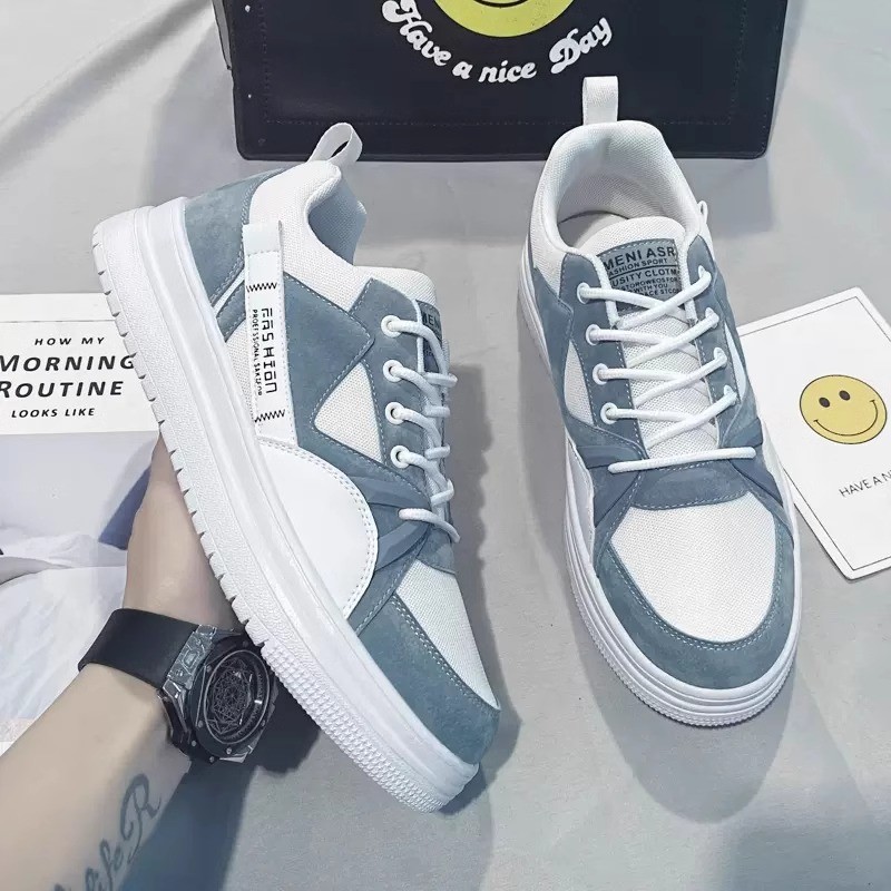 Primavera sapatos masculinos All-Match malha na moda sapatos masculinos tênis brancos casuais sapatos esportivos