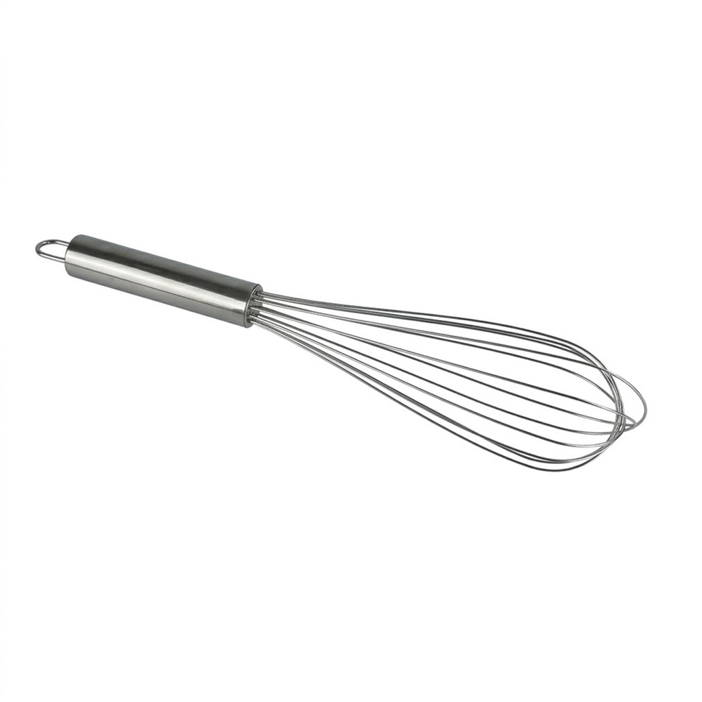 Batedor de Ovos Fouet Aço Inox 35cm Balão Manual Profissional