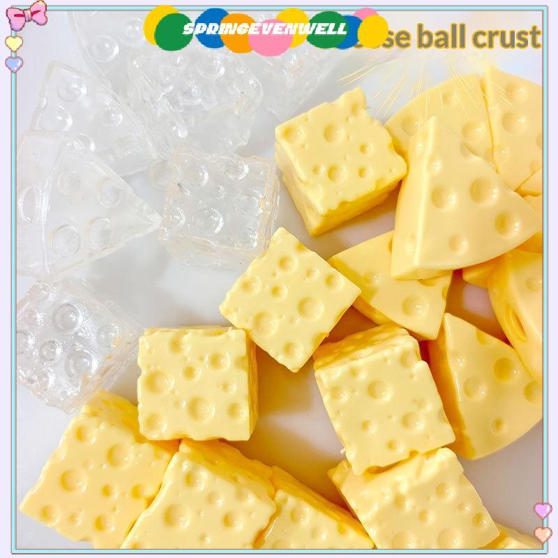 [springevenwell] Squishy Cheese Shape Fidget Toy Soft Squeeze Anti-Stress Brinquedo Sensorial Para Tdah Autismo Alívio D — imagem 2 de 2