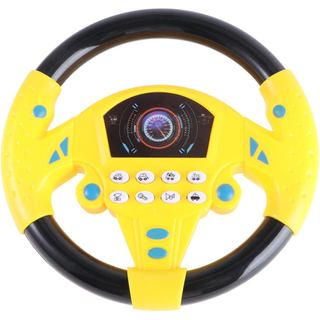 TOYANDONA Volante de Brinquedo para Crianças, Volante Simulado de Condução, Controlador Elétrico de Aprendizagem Precoce