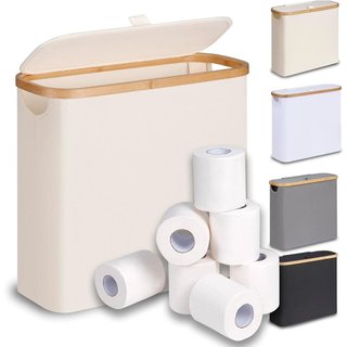 Cesto para Papel Higiênico efluky 28L, para Papel Higiênico com Tampa para Banheiro, Organizador de Armazenament
