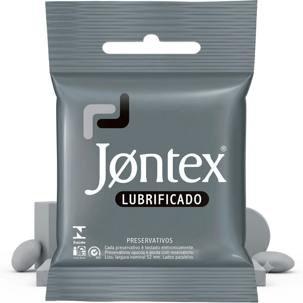 Preservativo Jontex Lubrificado 3 Unidades