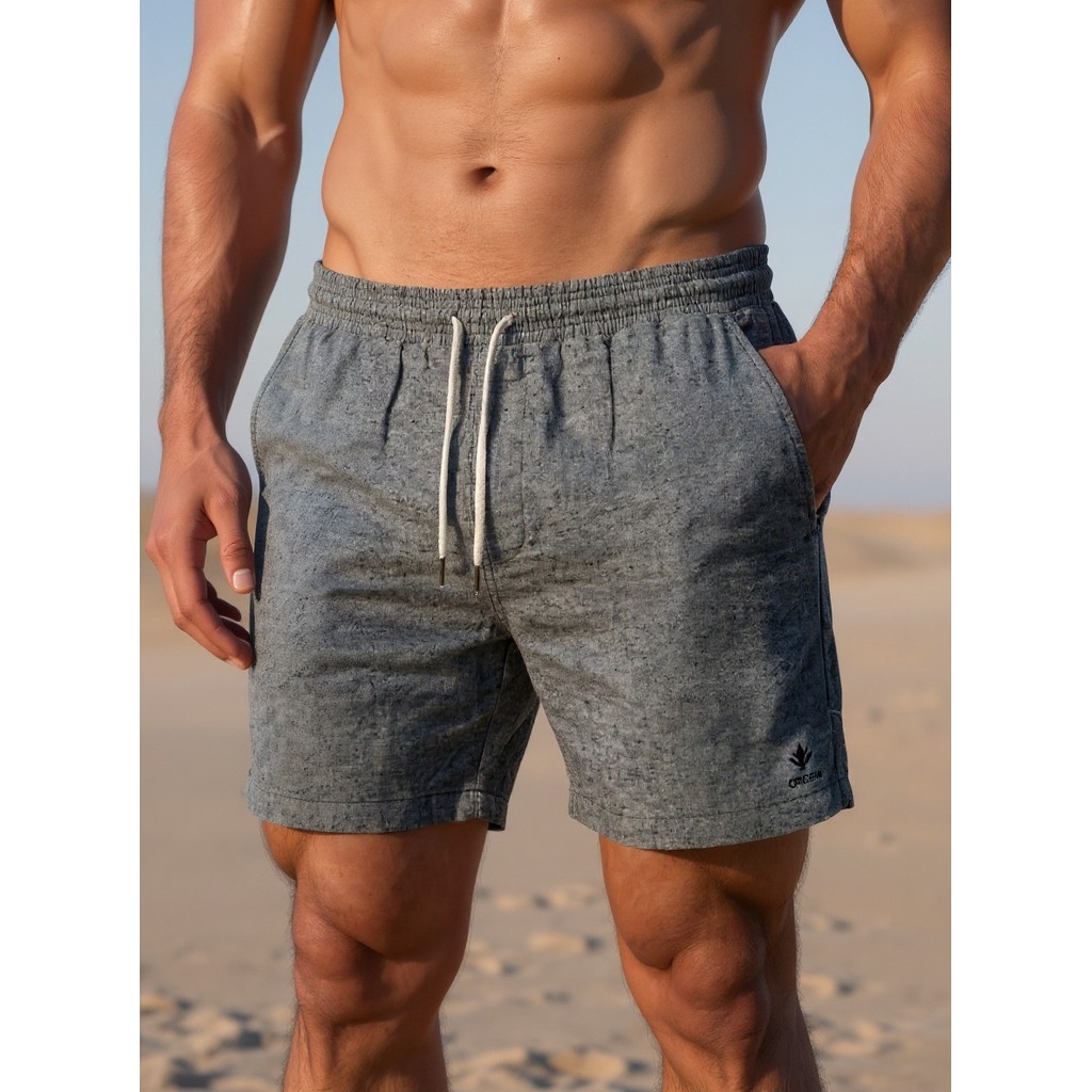 Kit 3 Bermudas Masculinas Linho Elastano Praiana Confortável Verão — Mundo elegante shopp
