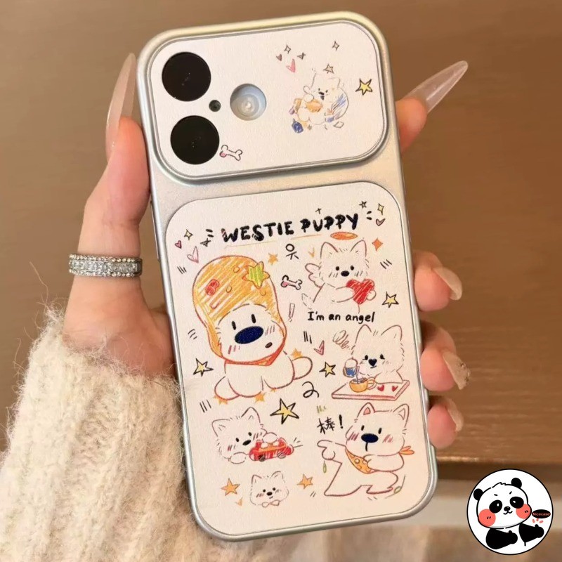 Capa De Telefone De Cachorrinho Fofo Para Samsung Galaxy A27 A37 A36 M36 F36 A35 A34 A33 A32 M32 A31 A26 A25 A24 A23 A22