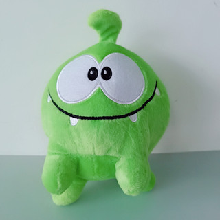 15cm Kawaii Om Nom Frog Plush Toy Cut The Rope Soft Rubber Figura Clássica De Jogo Brinquedos Adoráveis Boneca De Presen
