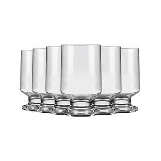 Jogo com 6 Taças para Água e Sucos Casual SM 260ml