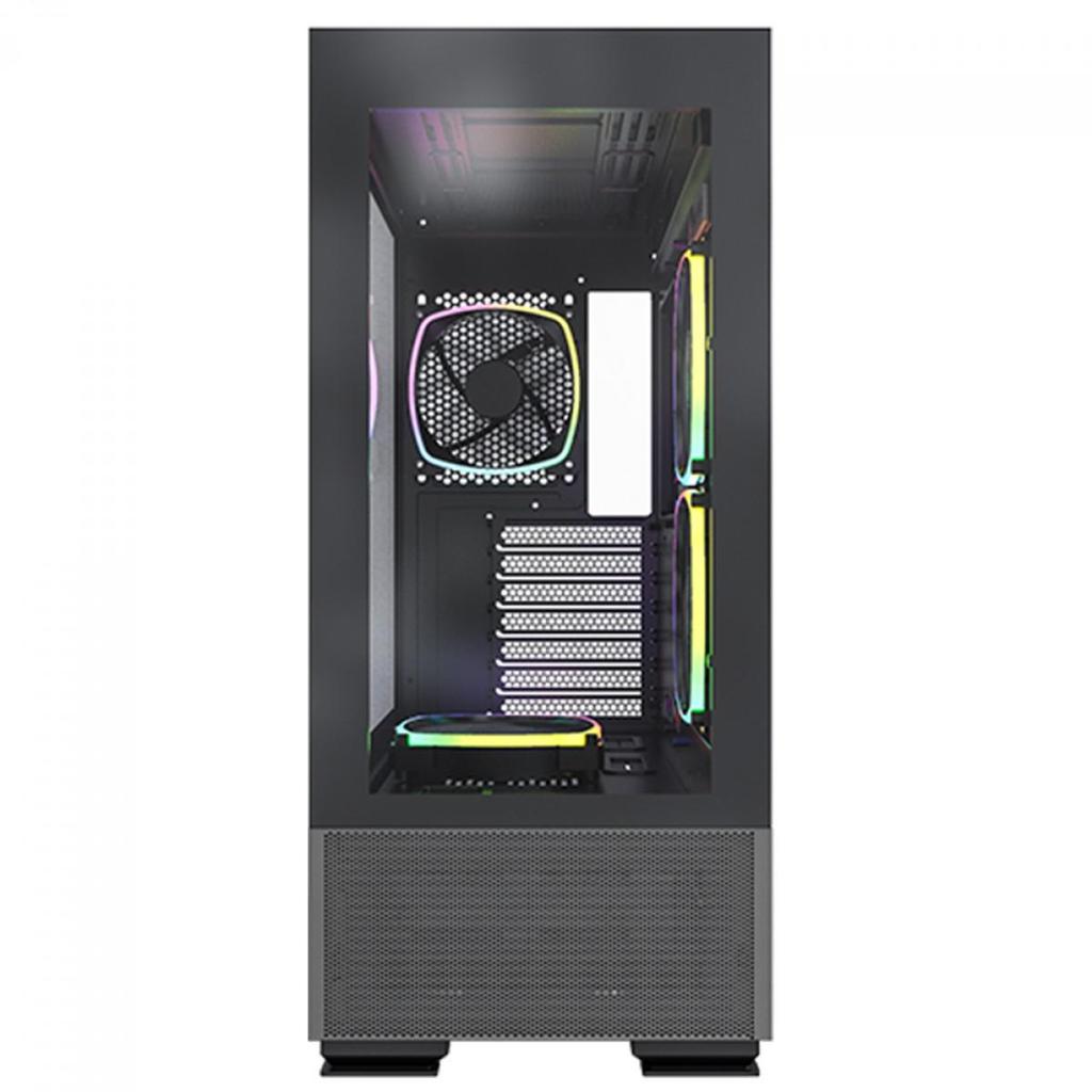 Gabinete Gamer Montech Sky Two, ARGB, Mid Tower, Vidro Temperado, ATX, Black, Sem Fonte, Com 4 Fans — imagem 2 de 2
