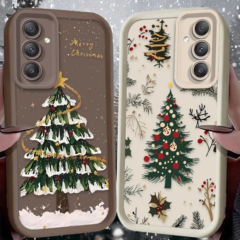 Capa de Árvore de Natal para Samsung Galaxy A54 A05S A05 A34 A24 A14 A53 A33 A23 A13 A52 A52S A32 A22 A12 A71 A51 A31