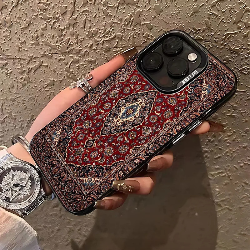 Capa de Telefone Estilo Tapete Persa Popular para Xiaomi Mi 14T 14 13 12 12T 11 