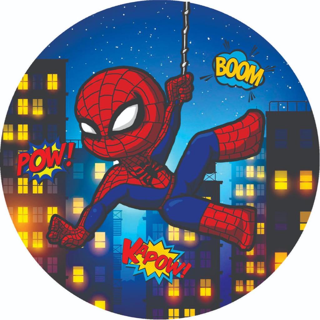 Capa Mini Painel Para estrutura de 50x50 Personalizado para festa na mesa - HOMEM ARANHA
