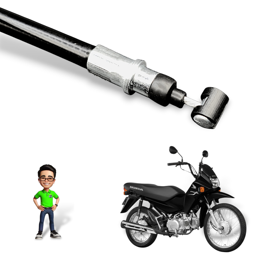 Cabo De Freio Honda Pop 100 / Pop 110i 2007 Á 2015 — imagem 2 de 2