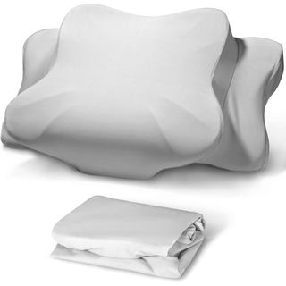 Fronha Cervical Refrescante, Capa de Almofada para Pescoço em Seda Gelada com Zíper, Tecido Macio, Respirável e Refresca