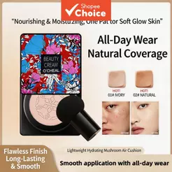 Almofada De Cabeça De Cogumelo BB Cream , Base De Cobertura Completa Leve E Impecável , Maquiagem Nude Natural Hidratant