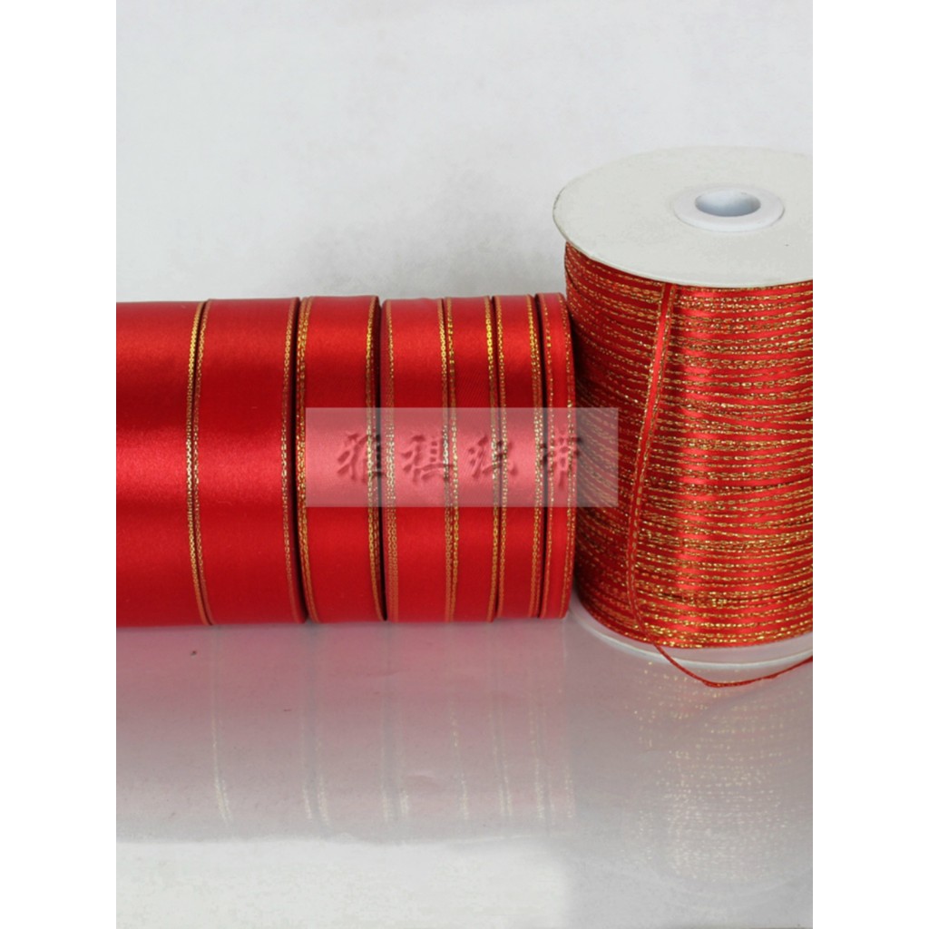Fita vermelha phnom penh criptografada, fita DIY Yaqi, de embalagem, fita phnom penh, 22m, tira de pano vermelho