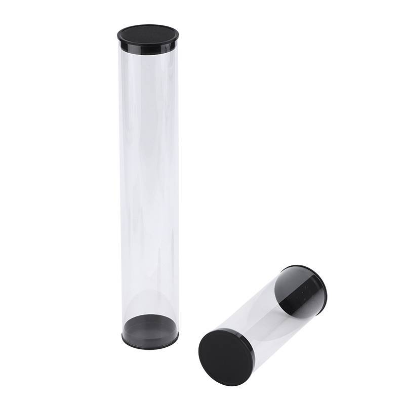 [Init-t] Tubo De Bola De Golfe PC Transparente Redondo Caixa De Embalagem De Plástico 45mm De Diâmetro Caso Com Capa Por