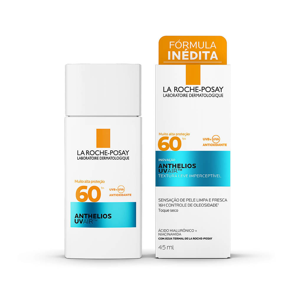 Protetor Solar Facial Anthelios Uv Air FPS 60 Sem Cor 45ml · foto 2