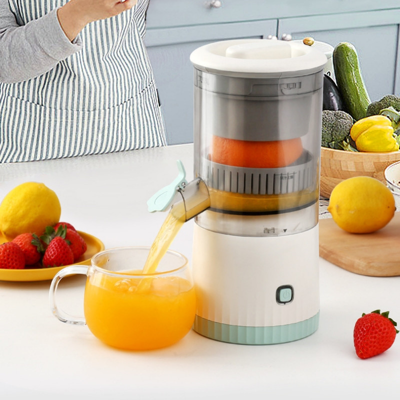 Espremedor Elétrico Automático de Laranja e Limão Extrator de Suco Natural - Design Premium