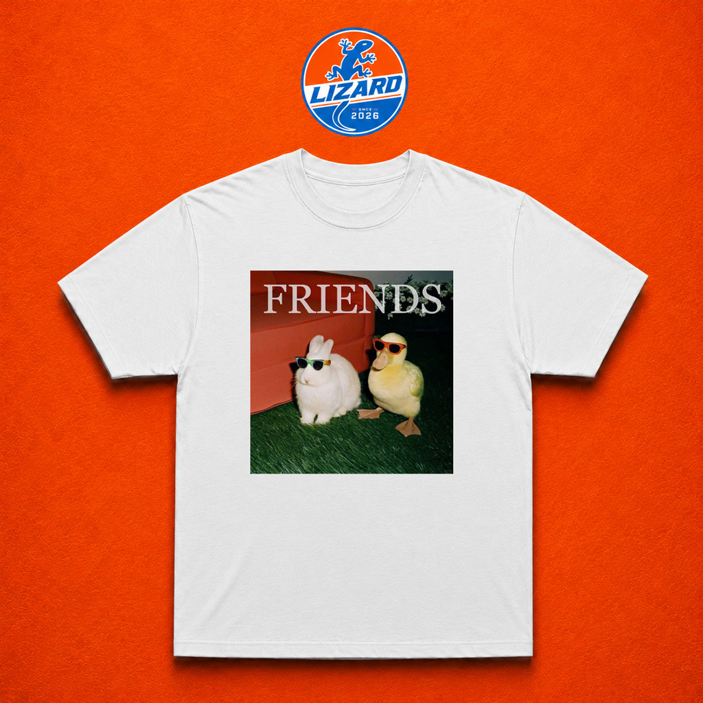 Camiseta Meme Friends Pets Estampado Blusa Camisa T-shirt Engraçada Unisex Masculino Feminino Algodão Premium