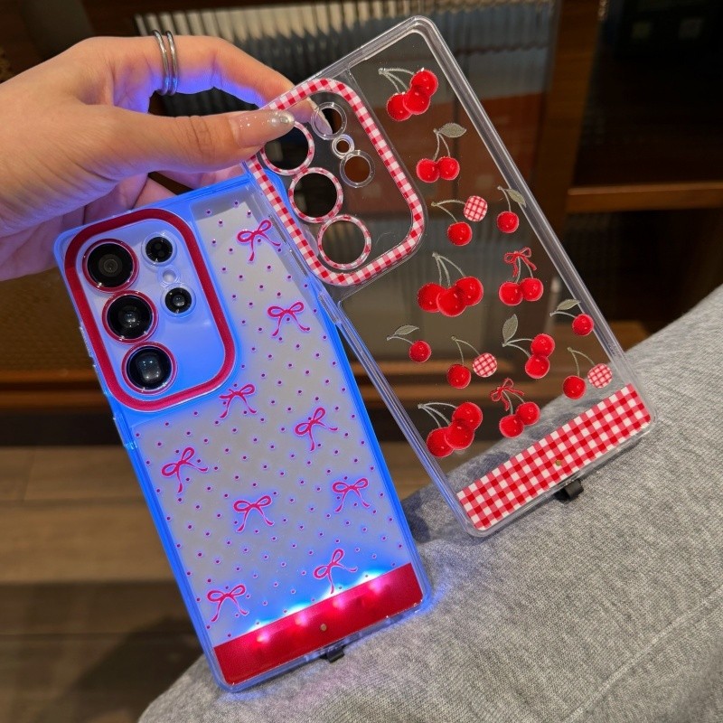 [Call Flash] Capa De Silicone Luxuosa Para Samsung Galaxy A35 A36 A55 A56