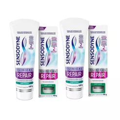 Kit 2 Creme Dental Sensodyne Clinical Repair Deep Clean 100g